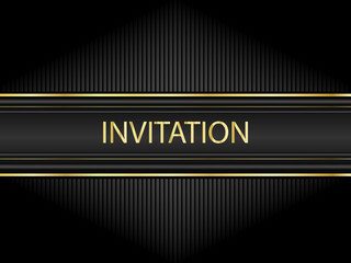 Fototapeta Black invitation obraz