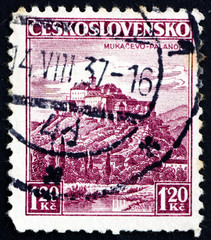 Postage stamp Czechoslovakia 1936 Castle Palanok, Mukacevo