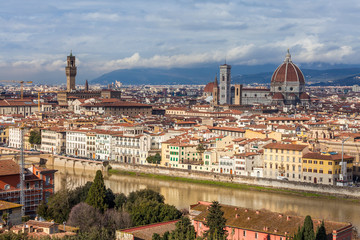 Fototapeta na wymiar Widok Florencji