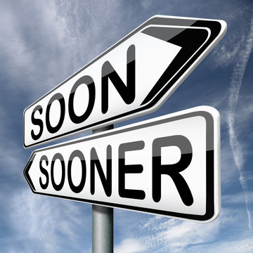 soon or sooner
