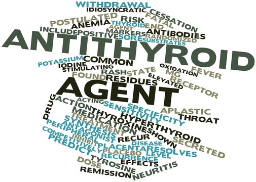 Word cloud for Antithyroid agent
