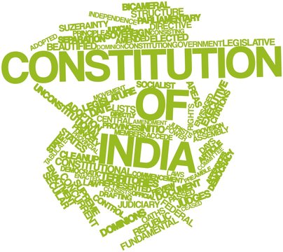 Word cloud for Constitution of India