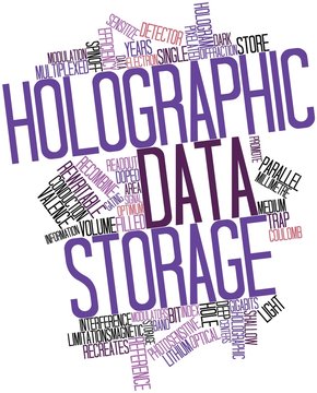 Word cloud for Holographic data storage