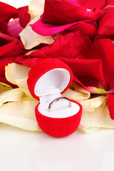 Beautiful box with ring