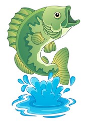 Freshwater fish theme image 6