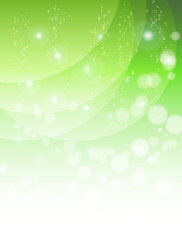 abstract green background with waves