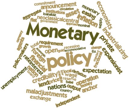 Word cloud for Monetary policy
