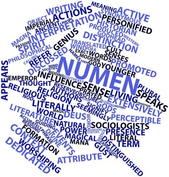 Word cloud for Numen