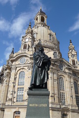 Luther Denkmal an der Frauenkirche, Dresden