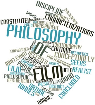 Word cloud for Philosophy of film