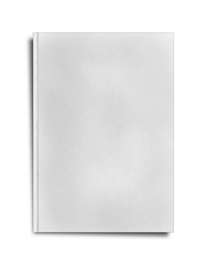 close up of a blank white book on white background - 48788126