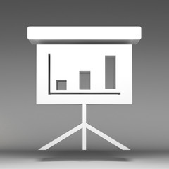 3d Presentation Screen icon