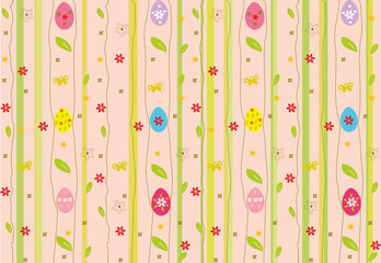 Easter seamless background.