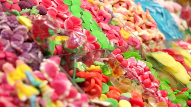Child taking candys