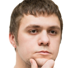 Obraz premium pensive man