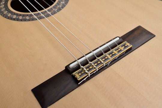 Classic Guitar Bridge, Saddle and String