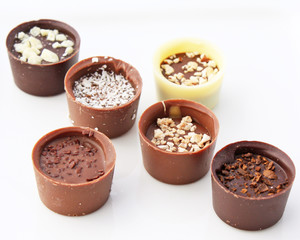 Alignement de chocolat