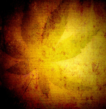 Cannabis leaf on grunge