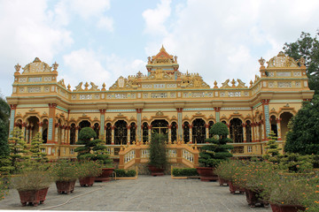 Obraz premium PAGODA VINH TRANG, MY THO, VIETNAM