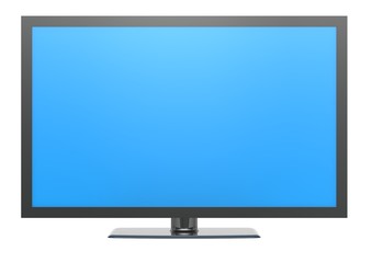 Blue screen TV