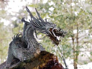 高瀬神社の龍