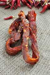 Carne secca piccante - Coppiette