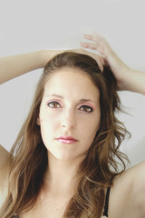 Naklejka premium natural makeup