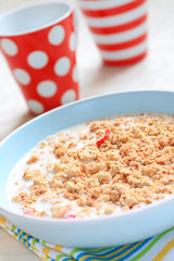 Healthy musil vegetarian breakfast