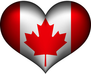 Obraz premium Canada heart