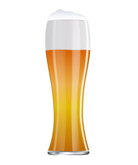 glass with beer
