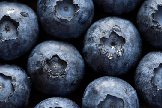 Blueberries closeup (macro)