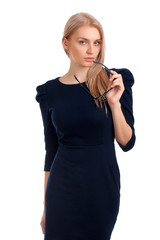 Portrait of young woman