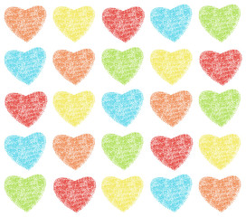 hearts pattern