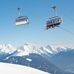 Chairlift at Alpine Ski Resort