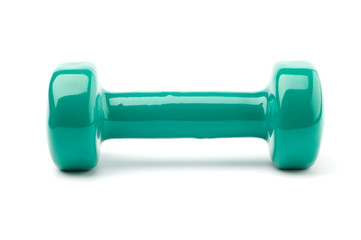 turquoise dumbbell
