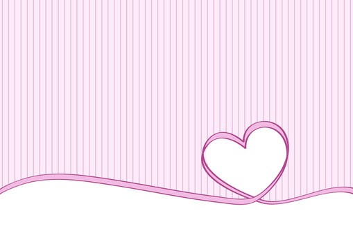 sfondo cuore nastro rosa