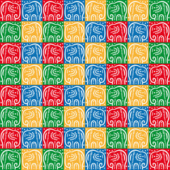 Elephant pattern