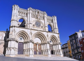 Fototapeta na wymiar Catedral de Cuenca, España.