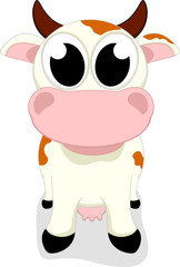 Cute Cow Standing