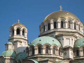 The St. Alexander Nevsky Cathedral in Sofia (Bulgaria)