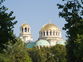 Fototapeta na wymiar Św Aleksandra Newskiego w Sofii (Bułgaria)