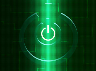 Obraz premium digital computer symbol