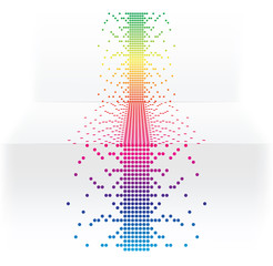 pixels vector illustration