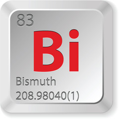 keyboard button bismuth element