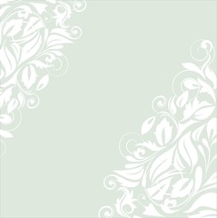 Floral backgrounds with decorative branches