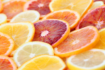 Fototapeta na wymiar Citrus fruits background