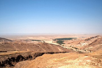Fototapeta na wymiar Canyon Mides - granica między Tunezją i Algierią, Afryka