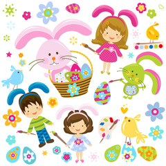 easter children