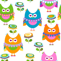 owls pattern