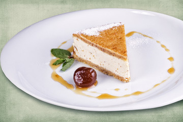 dish of the restaurant dessert